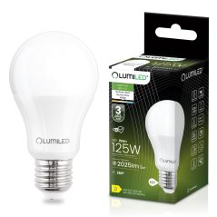 LED žiarovka E27 A65 15W = 125W 2025lm 4000K neutrálna 260° LUMILED