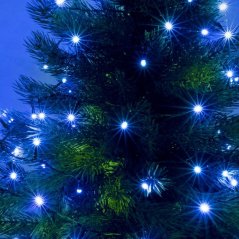 Vianočná led svetelná reťaz vnútorná - 100led - 8m modrá