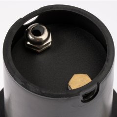 Zapustená najazdová lampa GU10 okrúhla IP67 230V 11 cm čierna strieborná Masterled