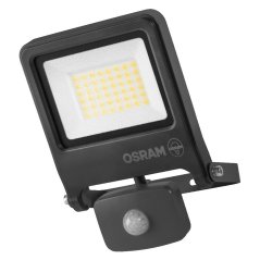 LED reflektor halogénový vonkajší so senzorom pohybu a súmraku 30W 4000K neutrálna 3000lm sivý IP44 Endura Osram