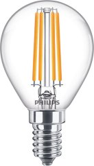 LED žiarovka guľová E14 P45 6,5W = 60W 806lm 2700K teplé vlákno PHILIPS