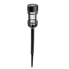 Komplet 4x Solárna záhradná lampa LED ANIGO 2700K zapichovacia vonkajšia stĺpiková lampka LUMILED