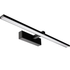Svietidlo nad zrkadlo VENUS LED kúpeľňové nástenné svietidlo 12W 840lm čierne neutrálne 60 cm