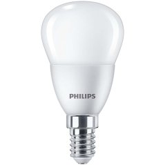 LED žiarovka guľová E14 P45 5W = 40W 470lm 2700K teplá PHILIPS