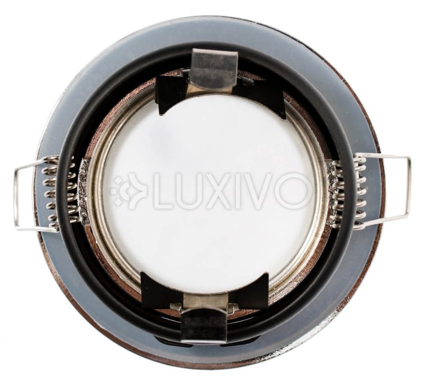 HALOGEN svietidlo na zapustenie do kúpeľne hermetické AQUS GU10 LUMILED chróm IP44 FIXED