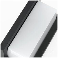 LED LENTERO 12W 4000K IP54 Black KOBI Nástenné svietidlo do záhrady