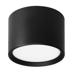 Stropné nástenné svietidlo halogénové SUNLA tuba GX53 LED spot valec čierna LUMILED