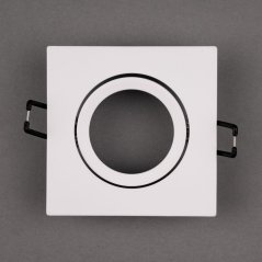 Halogénové zapustené svietidlo stropná lampa štvorcové pohyblivé GU10 MR16 biela TRIAM Lumiled