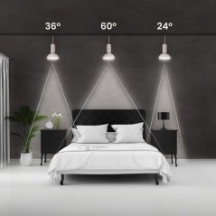 LED žiarovka GU10 6W = 50W 580lm 3000K Teplá nastaviteľná 24° 36° 60° LUMILED