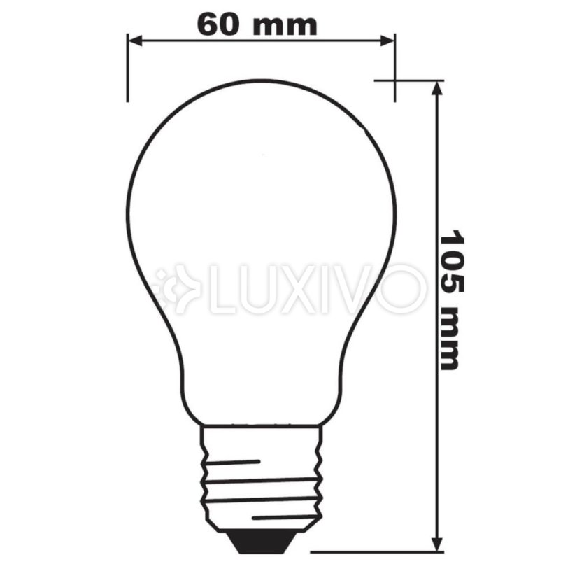 LED žiarovka E27 A60 7,5W = 75W 1055lm 4000K Neutrálna 300° CRI90 Vlákno Mliečna Stmievateľná LEDVANCE Superior
