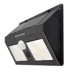 Solárne LED reflektory 5W 5500-6000K Studené IP65 Čierny Masterled pohybový senzor