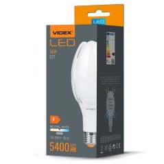 LED žiarovka E27 A108 50W 5400lm 4000K neutrálna 330° Videx