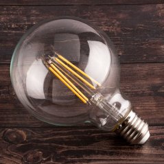 Dekoratívna LED žiarovka E27 G125 7W = 60W 806lm 4000K Neutrálna 360° žiarovka LUMILED globe