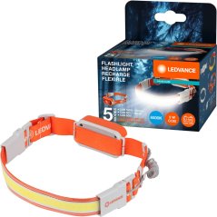 LED hlavové svietidlo dobíjateľné 3W 300lm 6500K studené oranžové hlavné svetlo Ledvance