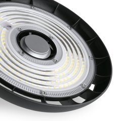 Závesné LED svietidlo High-Bay 100W 16200lm 5000K neutrálna 90° IP65 IK07 čierna VIDEX