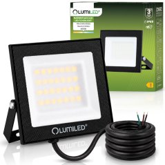 Reflektor LED ZONER2 20W 2000lm 4000K IP65 čierny LUMILED