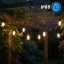 Solárna záhradná girlanda 15x LED plameň dekoratívne svetielka 15m 1800K teplá FLAME LUMILED