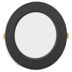 LED panel Zapustené svietidlo na zapustenú montáž 12W 1350lm 4000K Neutral Black Videx