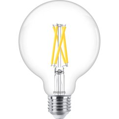 LED žiarovka E27 G93 5,9W = 60W 806lm 2700 Warm Filament PHILIPS Stmievateľná žiarovka