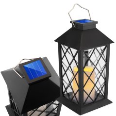 LED solárna záhradná lampa LIRIO Závesná lucerna 28cm LUMILED