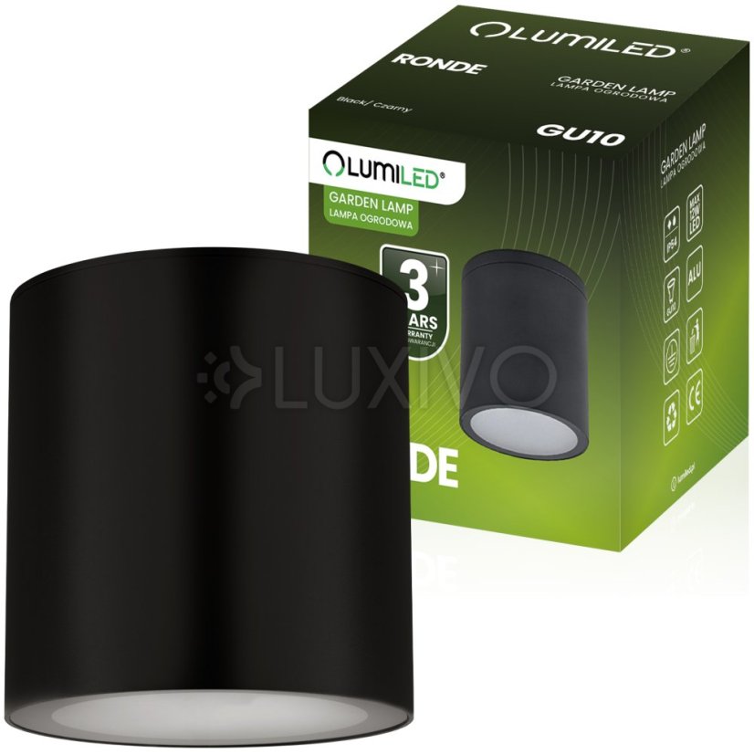 Vonkajšie bodové svietidlo GU10 LED IP54 Round 95mm RONDE LUMILED