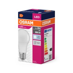 LED žiarovka A60 E27 8W = 60W 806lm 4000K Neutral 150° VALUE CLASSIC Osram