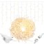 Vianočná led svetelná záclona vonkajšia flash - 1500led - 60m teplá biela / studená biela