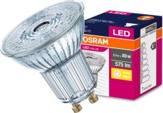 LED žiarovka GU10 6,9W = 80W 575lm 3000K Warm 60° OSRAM Value
