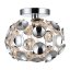 LED stropné svietidlo FERRARA E14 Plafond Modern Silver Light Prestige