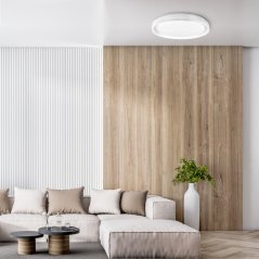 Stropný plafón LED 72W 8000lm CCT 120° biely IP44 stmievateľný s diaľkovým ovládaním ELIZA Goldlux