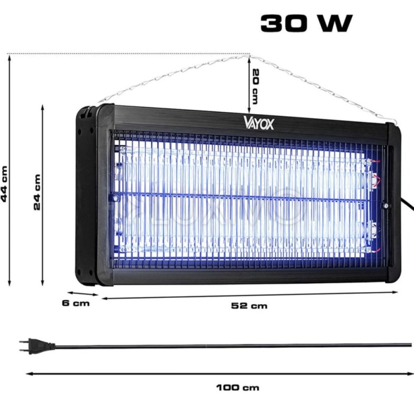 Lapač komárov UV svetlo IKV-30W VAYOX