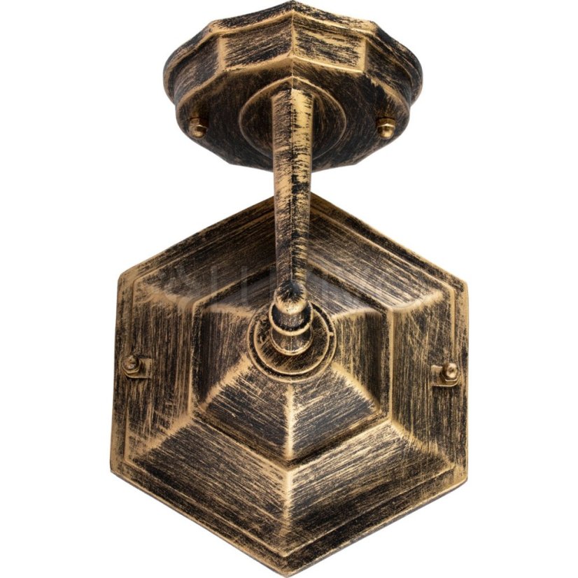 Vonkajšie fasádne nástenné svietidlo E27 LATARNIA DOWN DOWN Patina BELLIS LUMILED