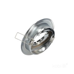 Halogénové podhľadové svietidlo GU10 MR16 OH15 Round Movable Chrome Kobi