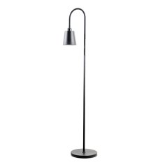 Lampa stojaca podlahová stolová LED E27 čierna s reguláciou výšky Kalso Lumiled