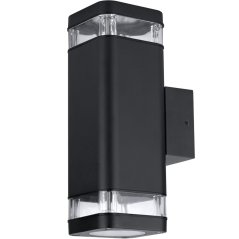 Vonkajšia záhradná lampa fasádna nástenná lampa 2x GU10 LED IP54 Upstairs Downstairs EPSILO LUMILED