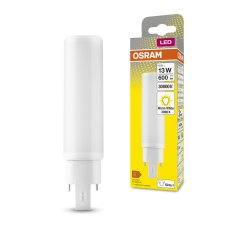 Jednostranná LED žiarivka G24q-1 6W = 13W 600lm 3000K Warm 120° DULUX LED D/E HF & AC Osram