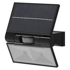 Solárny reflektor LED vonkajšia lampa LED so senzorom pohybu 2, 9W 380lm 3000K teplá stmievateľná sivá IP44 Endura Osram