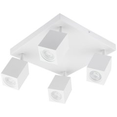 Reflektorové stropné svietidlo 4xGU10 QUANTUS White