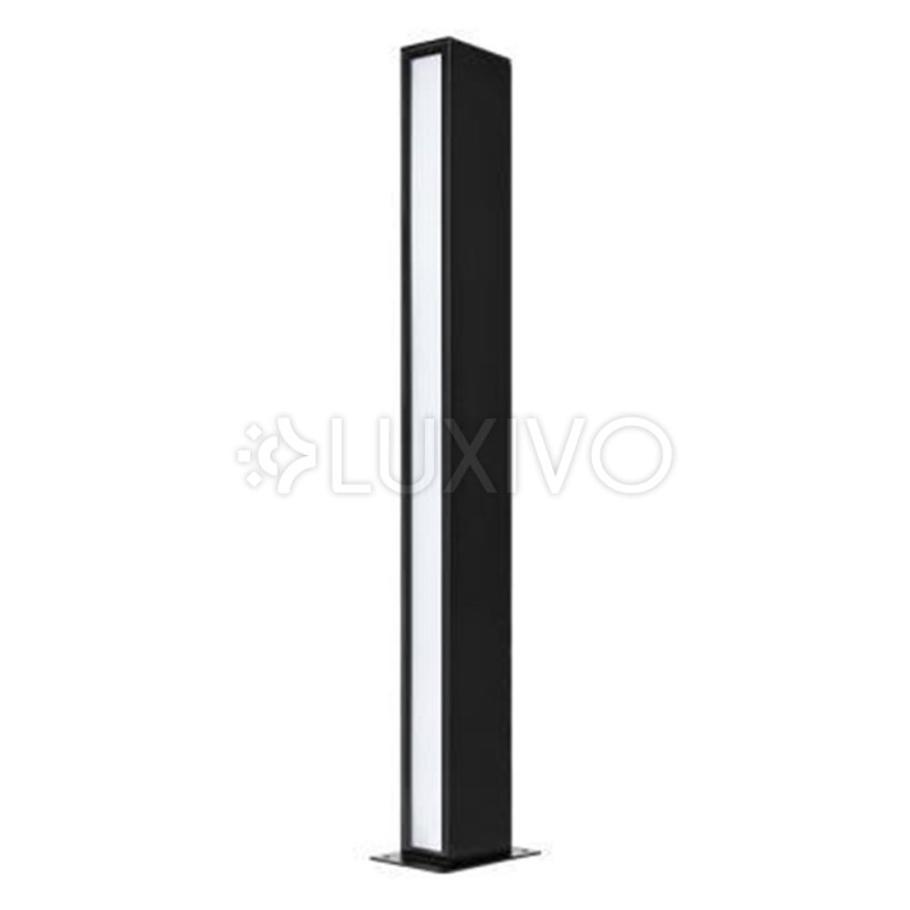 Záhradná lampa stĺpik vonkajšia stojaca 24W 1820lm 4000K neutrálna 120° čierna IP44 60cm Roma Masterled