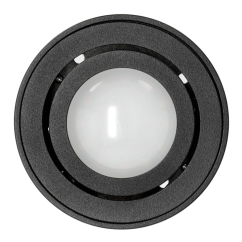 Povrchová montáž svietidla HALOGEN SPOT 50mm Black Round Movable OH36S Kobi