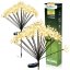 2x Solárna záhradná lampa LED ALISMA zapichovacia vonkajšia 70cm 2700K IP44 LUMILED