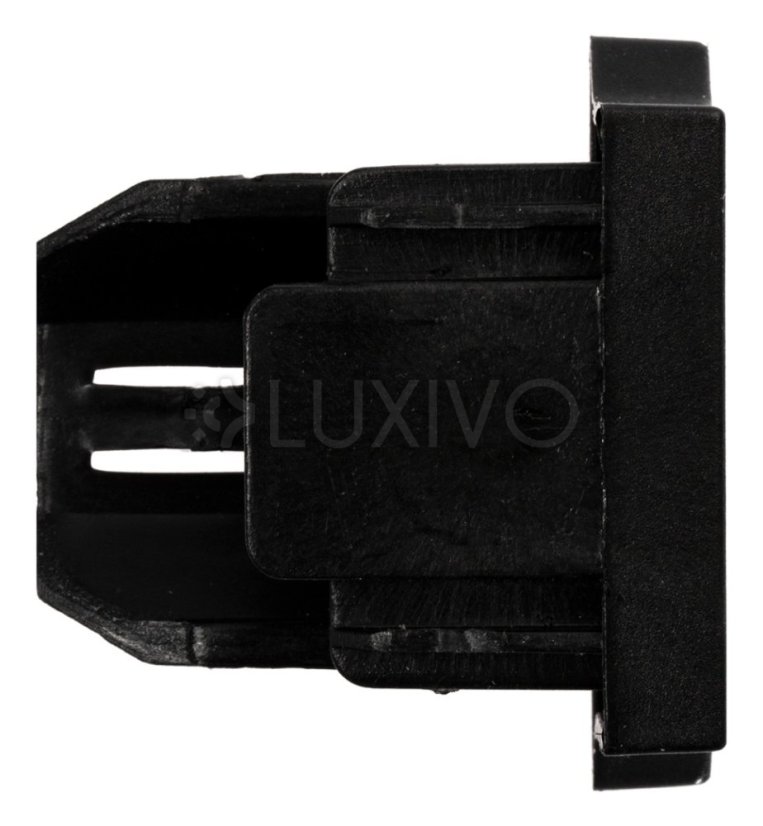 Čierna jednofázová hliníková prípojnica pre reflektory 200 cm