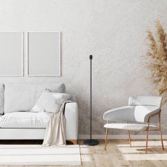 stojaca lampa Goldlux E27 Black SCARLET