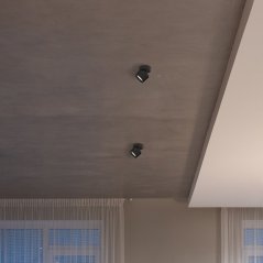 Stropné nástenné svietidlo GX53 Black Videx