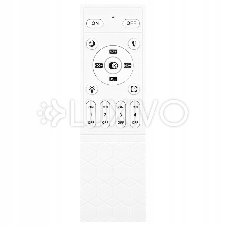 Geometrické stropné svietidlo PLAFON LED luster 130W 3000K-6500K biela + diaľkové ovládanie
