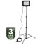 Reflektor LED HALOGÉNOVÝ lampa 1X100W na statíve GLAREX 4000K LUMILED
