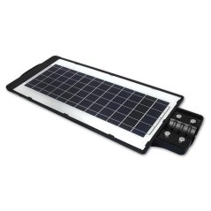 LED solárna pouličná lampa čierna 270W 6000K studená IP65 senzor pohybu a súmraku + diaľkové ovládanie