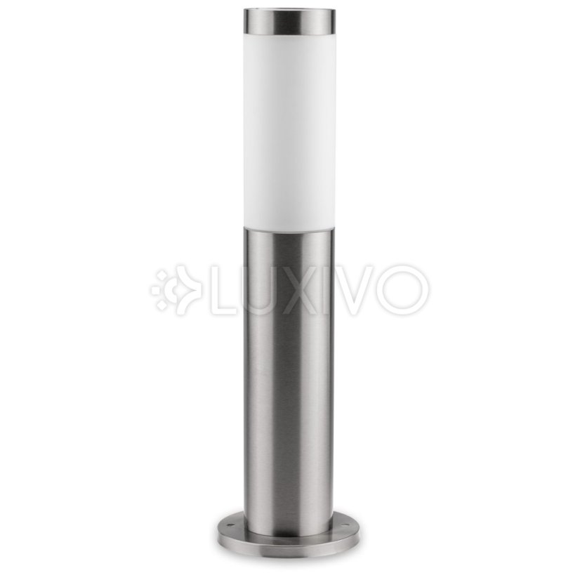 Vonkajšia záhradná lampa E27 INOX PIPE 45cm Lilium Lumiled
