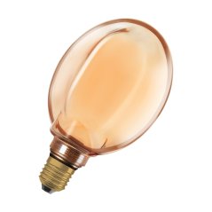 LED dekoratívna žiarovka G130 guľa E27 4W = 22W 220lm 1800K teplá 330° vlákno stmievateľná vintage 1906 Osram