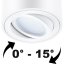 Prisadené halogénové bodové svietidlo AMAT-M - GU10 - LUMILED okrúhle biele 84 mm